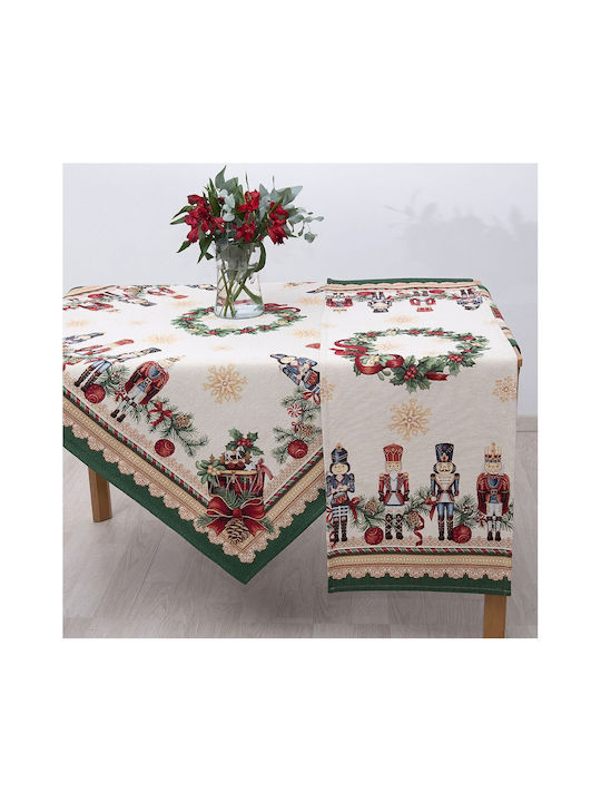 Dimeco Christmas Tablecloth Runner Green L100xW35cm.