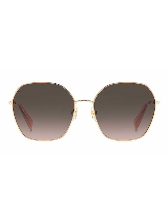 Kate Spade Women's Sunglasses with Rose Gold Metal Frame and Brown Gradient Lens Kenna/G/S AU2/HA