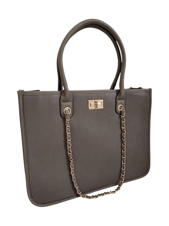 Women's Bag Shoulder Taupe