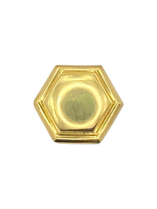 A-Lock Knopf Möbelgriff aus Metallisch in Gold Farbe 90.07.39 1Stück A-Lock Knopf Möbelgriff aus Metallisch in Gold Farbe 90.07.39 1Stück