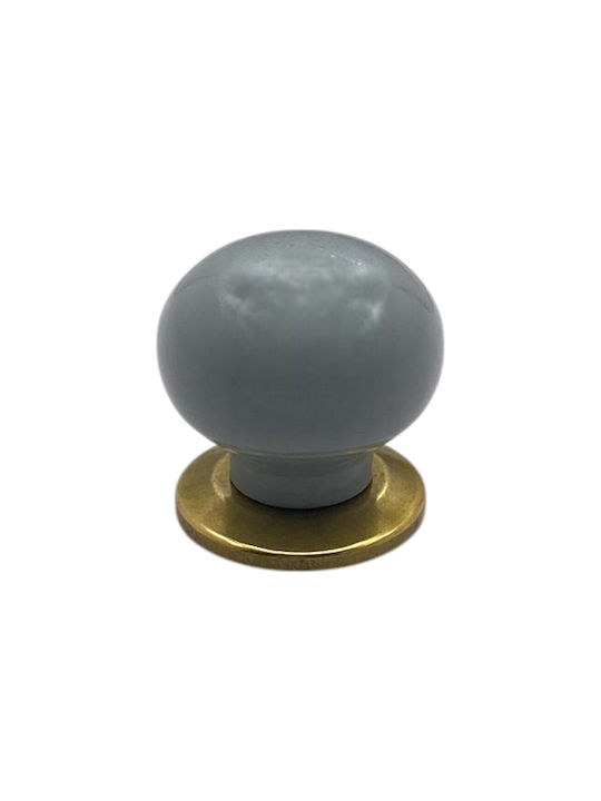 A-Lock Knob Furniture made of Metallic White 90.07.391 1pcs