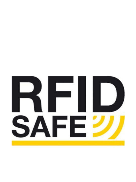 Δερμάτινο Ανδρικό Πορτοφόλι με RFID Ταμπά