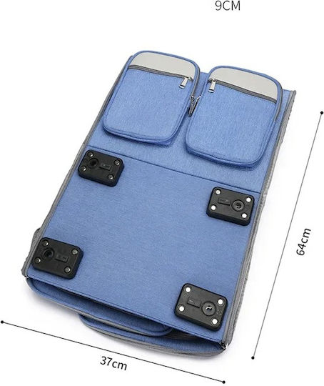 Dog/Cat Carrying Gray Trolley for 9kg Pets L41xW30xH43cm