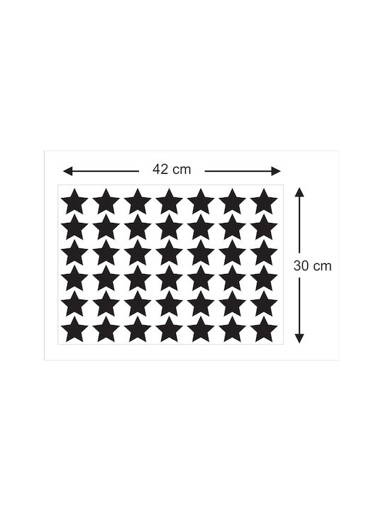 Mini Set Wall Stickers Stars Green