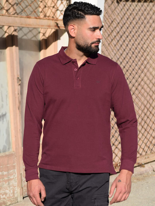 Polo Blouse Burgundy
