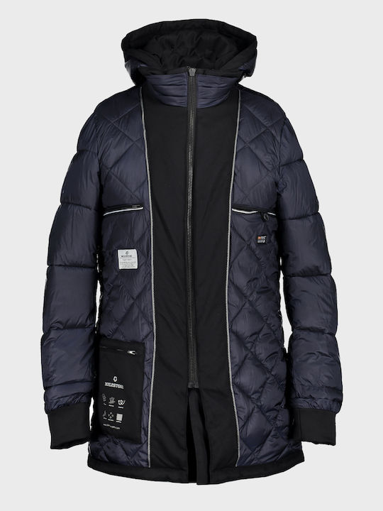 Χειμωνιάτικο Μπουφάν Παρκά Dark Blue