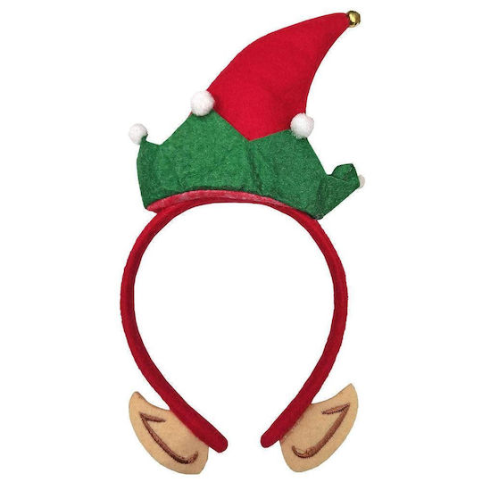 Weihnachts-Stirnband mit Muster Elfen