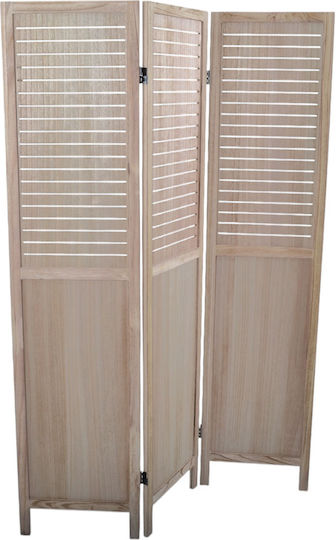 Ankor Διακοσμητικό Παραβάν Ξύλινο 120x170cm
