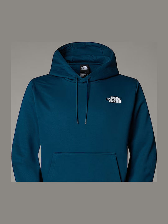 Sweatshirt with Hood Blue