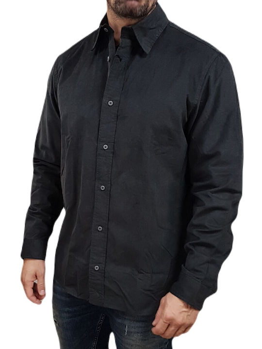 Jack & Jones Corduroy Shirt Black Oyster, Charcoal