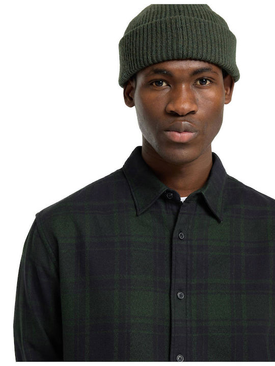 Langärmlig Flanell Hemd Black