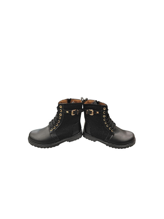 Scarpy Kids Booties Black