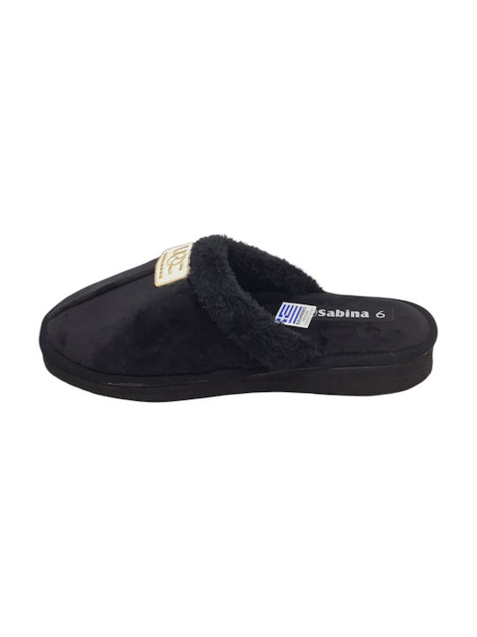 Sabina Winter Women's Slippers in Black color