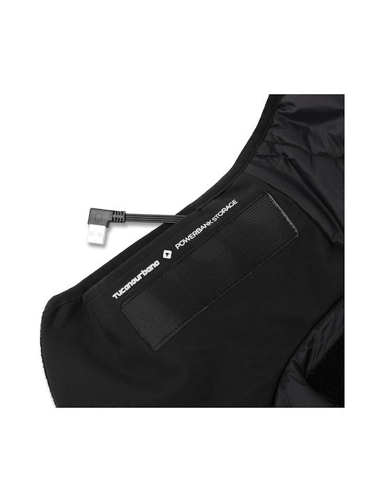 Tucano Urbano Bibwarm Motorcycle Rider Neck Warmer Fleece Black Color