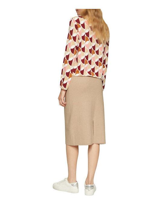 s.Oliver Skirt in Beige Color