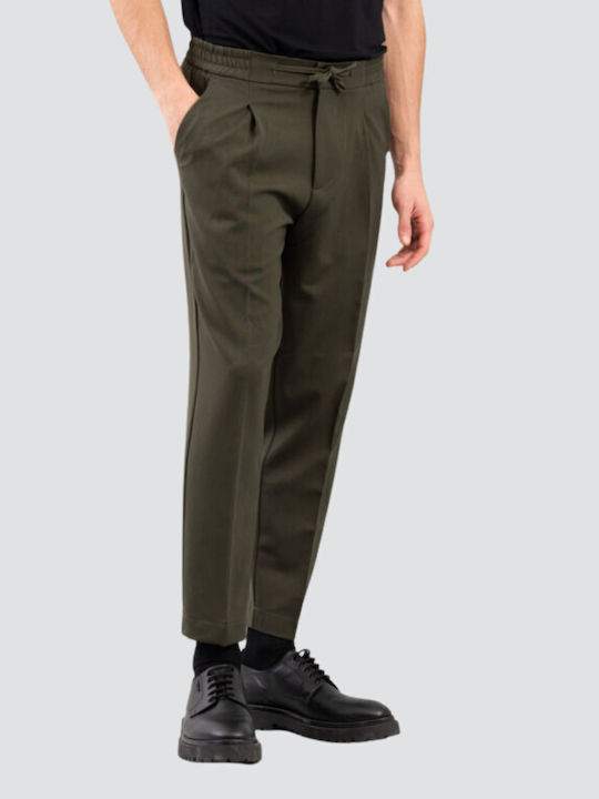 Hose Elastisch Olive