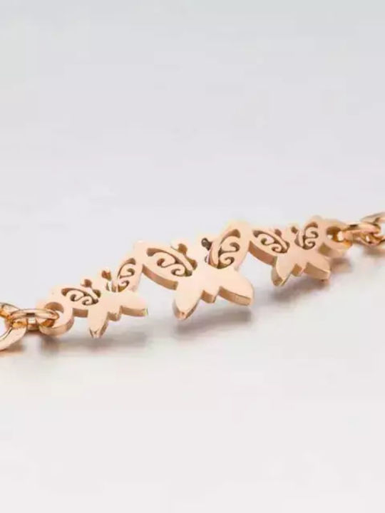Bode Kids Bracelet Chain from Steel with Butterfly