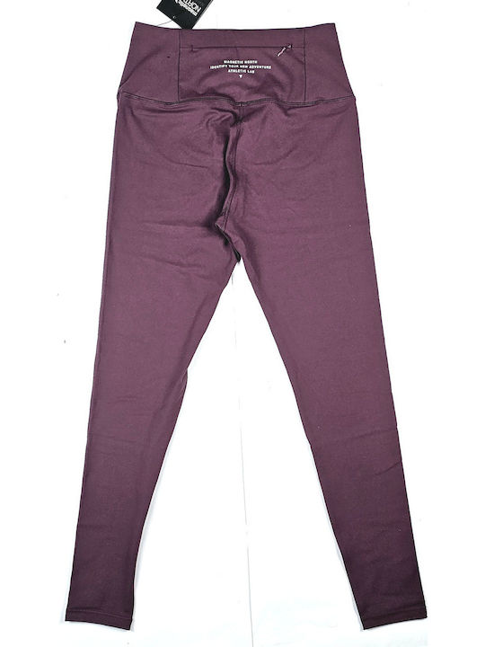 Schulung Frauen Lang Leggings Bordeaux