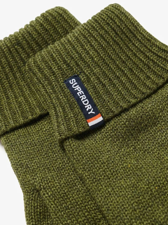 D3 Sdna Essential Logo Knitted Gloves Grün Gestrickt Handschuhe