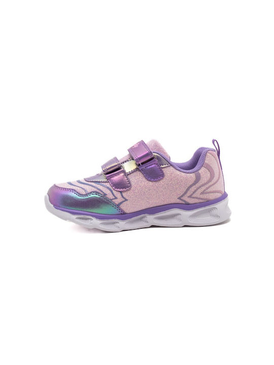 Παιδικά Sneakers με Σκρατς Μωβ