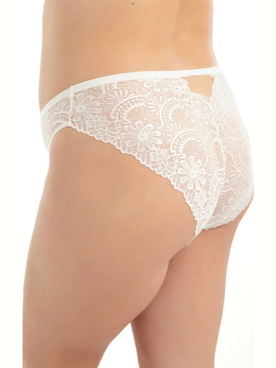Damen Slip Ecru