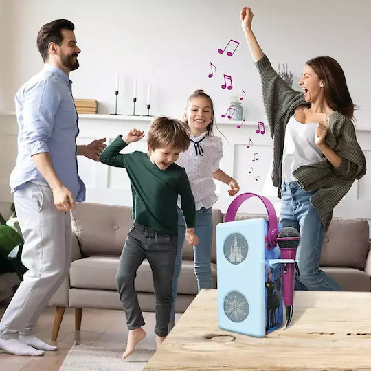 Lexibook Ηχείο Karaoke με Ενσύρματo Μικρόφωνο και Εφέ Φωτισμού Disney Frozen BTP185FZZ Πολύχρωμο