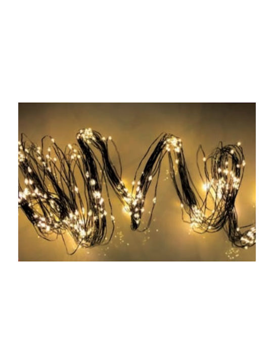 400 Светлини LED 20m. x 300бр Топъл бял тип Октопод 1бр