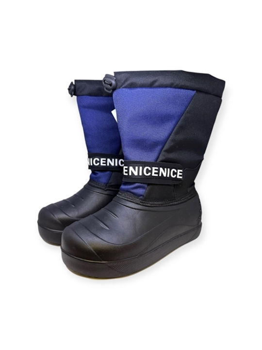 Kids Wellies with Internal Lining Black