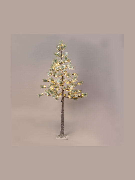 Aca Christmas Decorative Snowy Illuminated Tree Natural Appearance 180cm IP44 Green