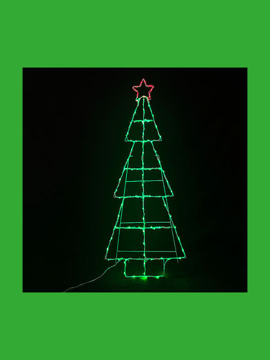 Aca Christmas Decorative Illuminated Tree 60cm IP44 Green