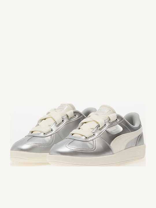 Palermo Damen Sneakers Metallic Puma Silver-white