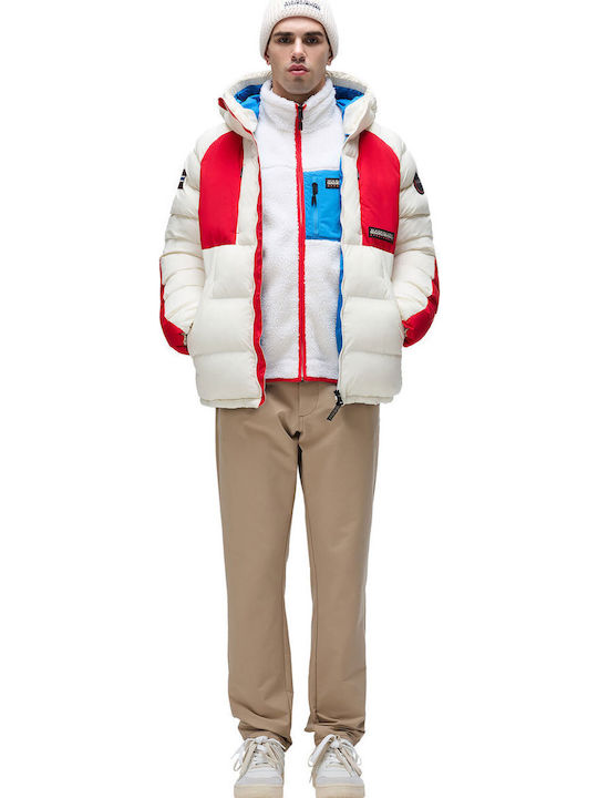 Yupik Men's Fleece Cardigan Beige Dimity