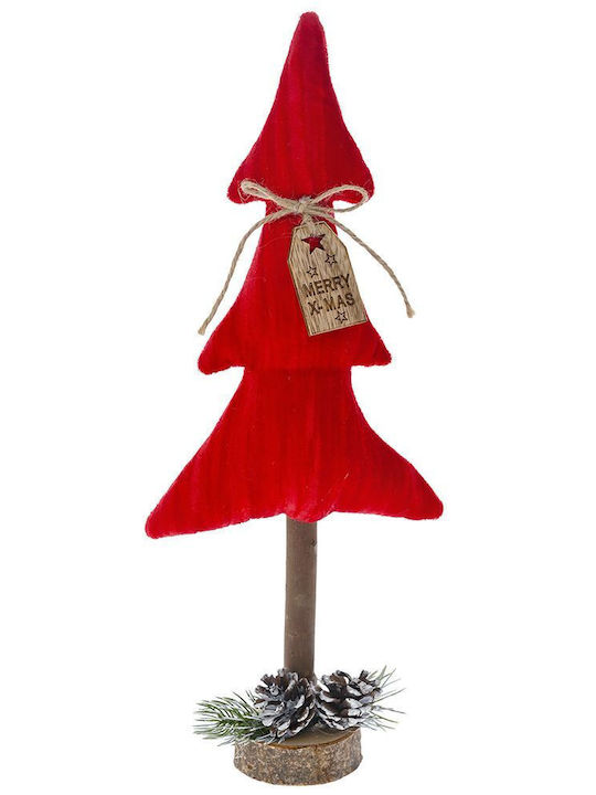 Iliadis Christmas Decorative Fabric Tree 15cm Red