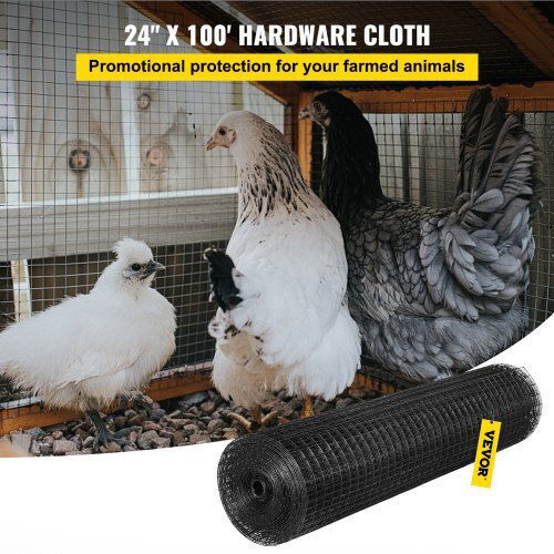 Vevor Garden Fencing Material 1pcs Black