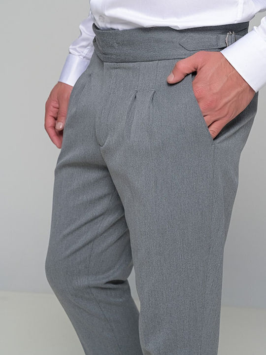 Alessandro Herren Stretchhose Relaxed Fit Grau