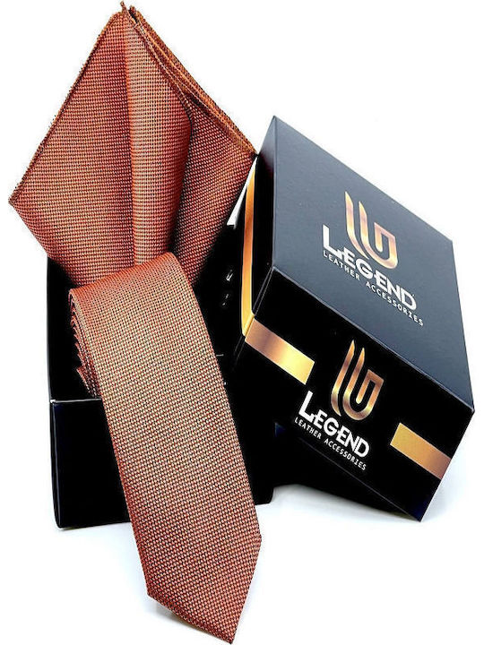 Men's Tie Set in Orange Color Men's Tie Set in Orange Color