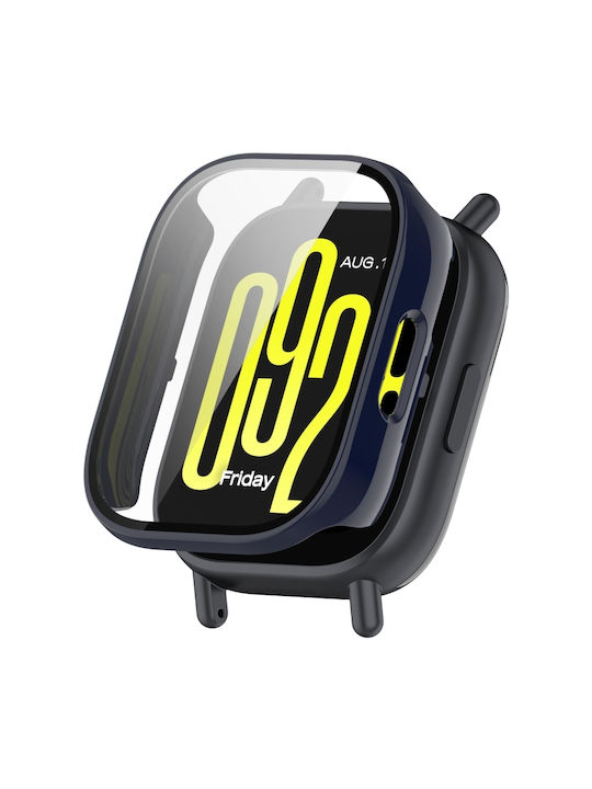 Carcasă de protecție integrată cu film călit pentru Redmi Watch 5 Active, Pc Watch, Cerneală Albastră