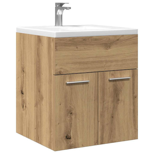 vidaXL Bench without sink L41xW38.5xH46cm Oaks