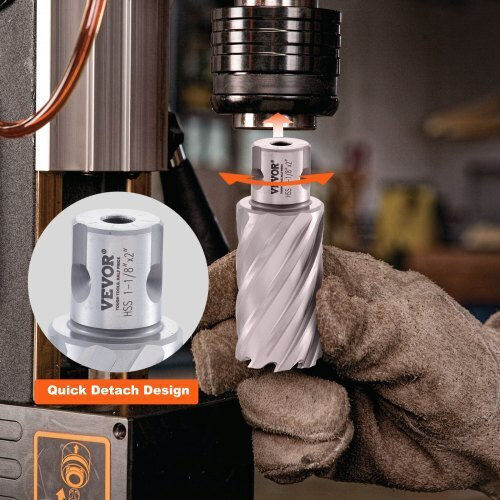Vevor Cutting Tool Set HSS for Groove Shaping in Metal with Guide 6pcs