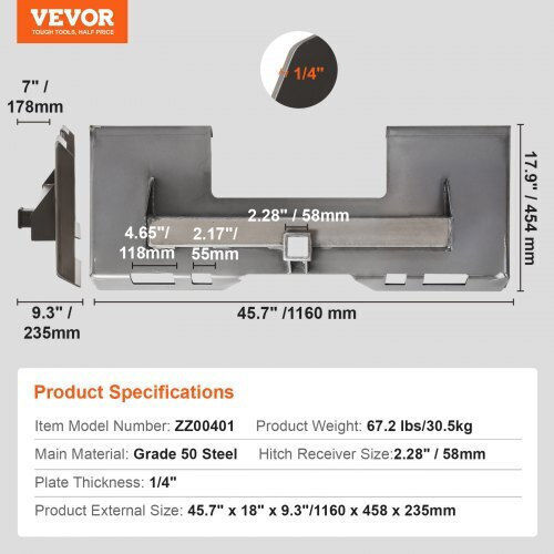 Vevor HYAZBQKAZBDJ0I2E2V0 Резервни части за подемни машини