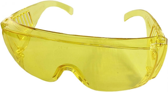 Safety Glasses for Protection with Yellow Lenses 1pcs