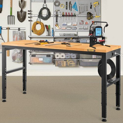 Vevor Πάγκος Εργασίας Αντοχής 900kg 61x97x122cm SMKDJGZTBDLZOCTO9V2