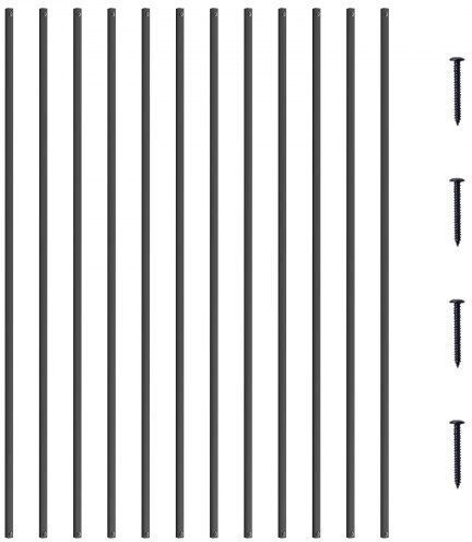 Σετ 11 Μεταλλικών Κάγκελων Σκάλας Vevor 44''x0.5'' Αλουμινίου Βίδες Fxklgz44yc1064c94v0