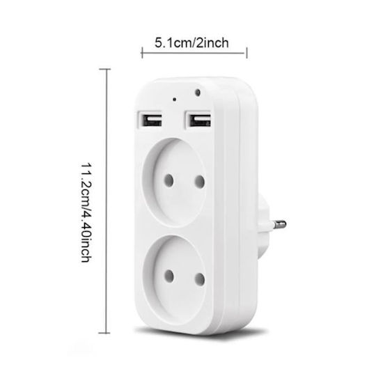 Hidden Camera WiFi Socket 1080p with Memory Card Slot and Motion Detector