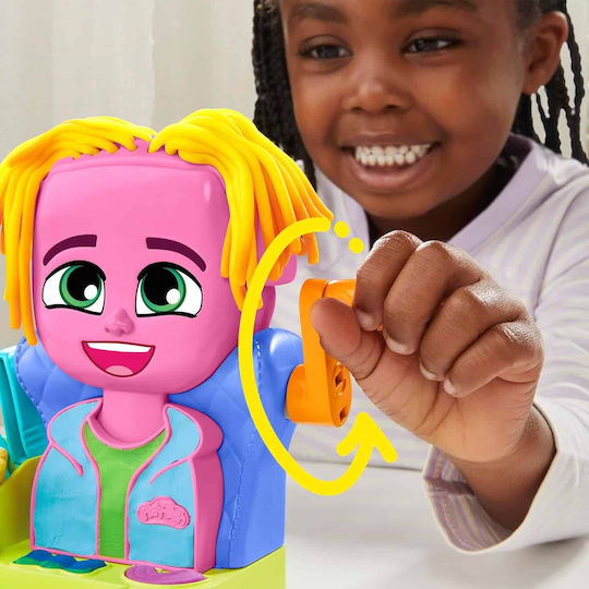 Hasbro Play-Doh Plasticine - Hair Stylin' Salon Game for Ages 3+, 6 Pieces Hair Stylin Salon