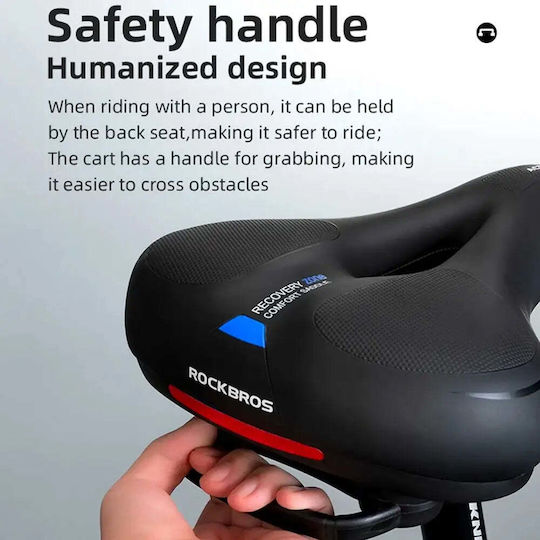 Rockbros Schwarz Fahrradsattel Straße