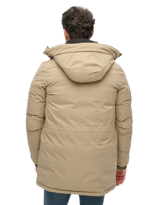 Superdry D3 Ovin City Jacket Puffer Brown