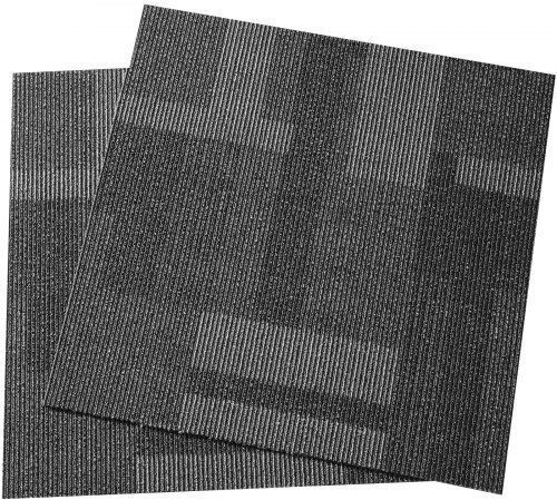 Vevor Carpet Tiles 24"x24" Built-in Backing Easy Installation 24 Tiles Mixed Gray Kcxfkdt2424yhlixbv0