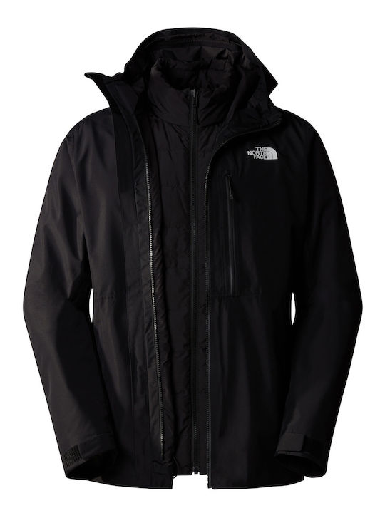 Table Down Triclimate Jacket Waterproof and Windproof Black
