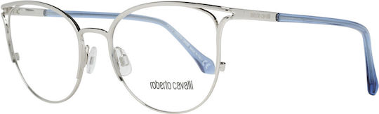 Roberto Cavalli Γυναικείος Μεταλλικός Σκελετός Γυαλιών Ασημί 5069-016